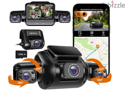 Dash Cam HUPEJOS  V80-4CH