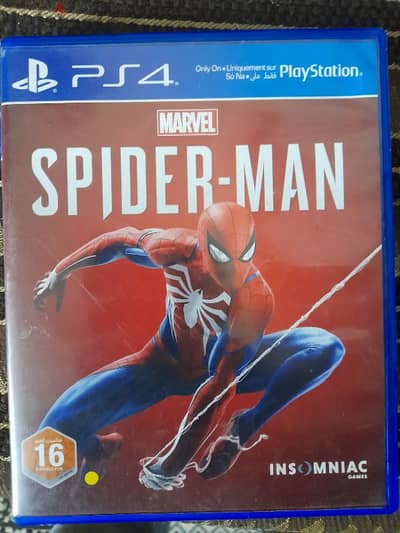 Spiderman ps4 Arabic for sale used like new