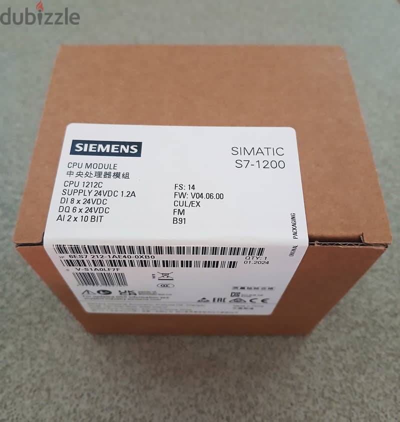 PLC Siemens CPU 1212c 0