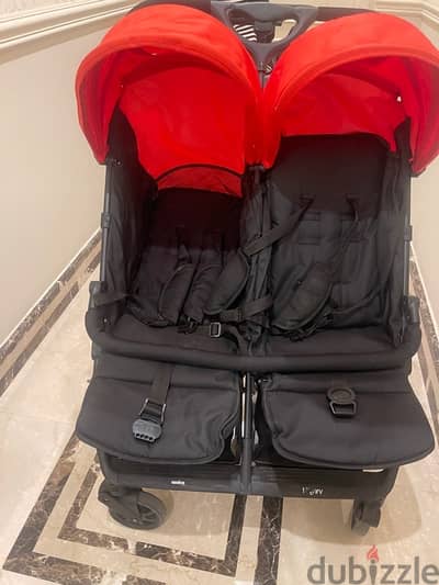 Asalvo twin stroller