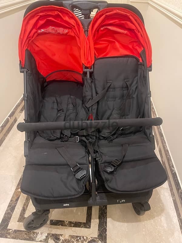 Asalvo twin stroller 3