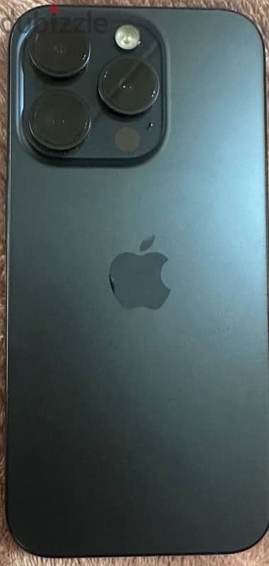 iphone 15 Pro 128gb black battery 91% بالعلبة