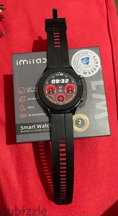 ساعة imilap Smart Watch W12 ضمان سنتين استعمال خفيف اربع شهور