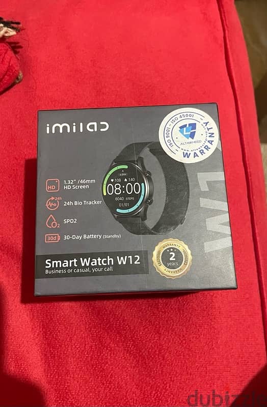 ساعة imilap Smart Watch W12 ضمان سنتين استعمال خفيف اربع شهور 1