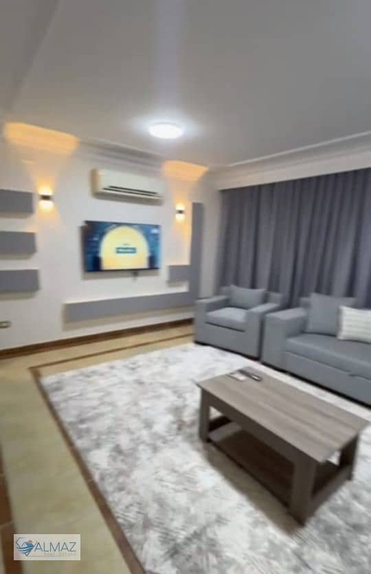 Furnished apartment for rent in Al-Imdad and Al-Tamween buildings, next to City Stars 0