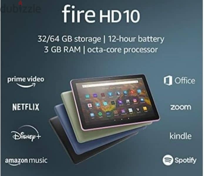 تابلت ماركه Amazon Fire 10 hd للبيع 3