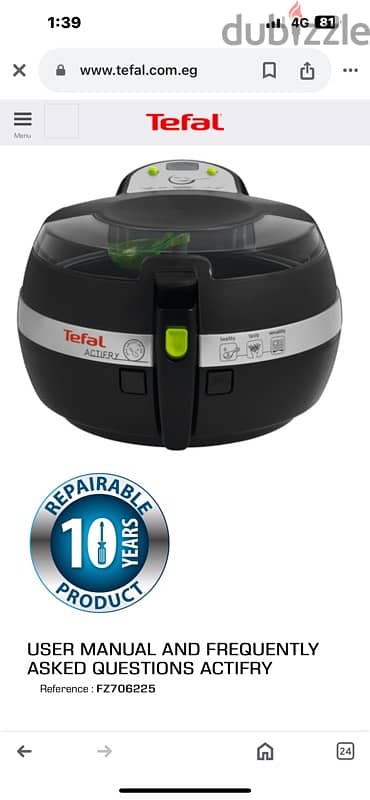 Tefal Airfry 4