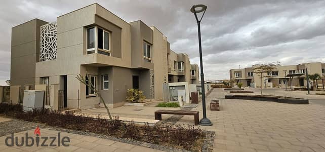 Resale Townhouse with the lowest overprice in Badya Palm Hills , including maintenance