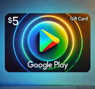 google play gift card 5$ us