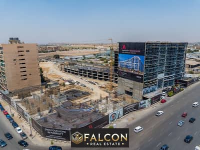 For sale, a fully finished 128-square-meter apartment next to City Center Almaza Mall in Marriott Residence Compound, with installments over 6 years,