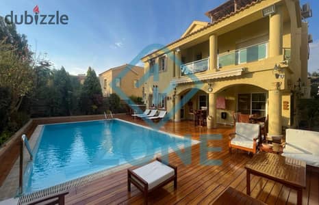 Villa for Sale with Private Finishing and Swimming Pool, Garden View, Model X in Madinaty