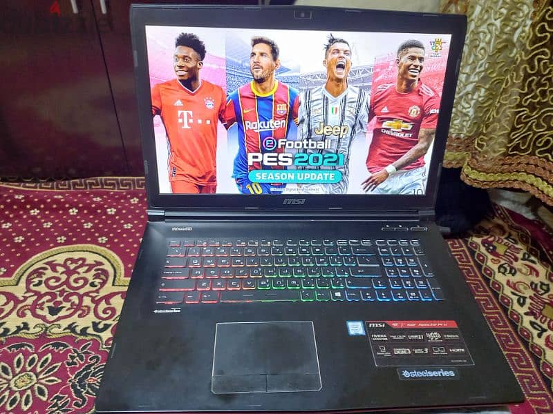 عملاق الجيمنج Corei7 HQ-6th رام 16 هارد1T- 128SSD بكارتGTX 970M DDR5 9