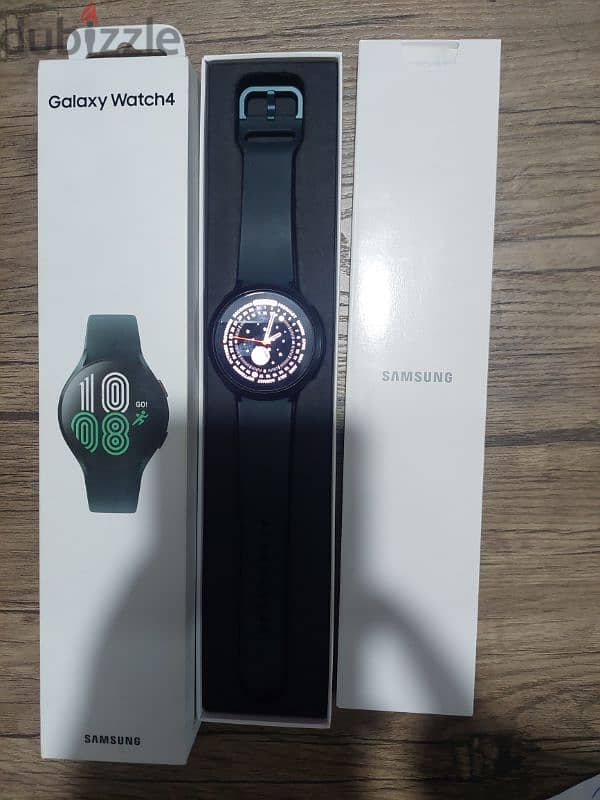 samsung smart watch 4 44mm with ringke cover and screen 0