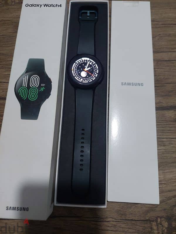 samsung smart watch 4 44mm with ringke cover and screen 1