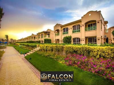 Pay only 20% and receive now a ground floor chalet with a garden, first row, fully finished in La Vista Gardens, Ain Sokhna, next to Porto Sokhna