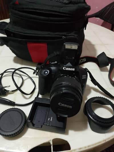 كاميرا ديجيتال کانون DSLR بعدسات ثلاثية EOS 4000 من 18 إلى 55 ملم