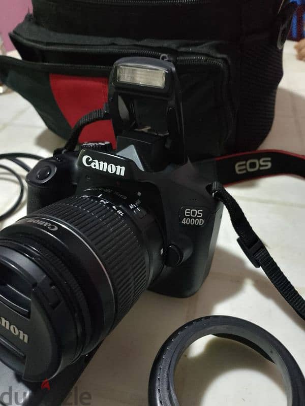 كاميرا ديجيتال کانون DSLR بعدسات ثلاثية EOS 4000 من 18 إلى 55 ملم 1