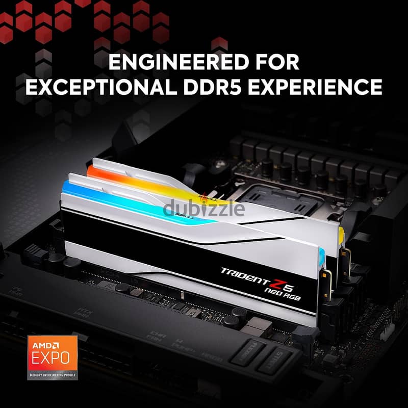 G. SKILL Trident Z5 Neo RGB AMD Expo DDR5 64GB 2x32GB 6000CL30-40-40-96 1