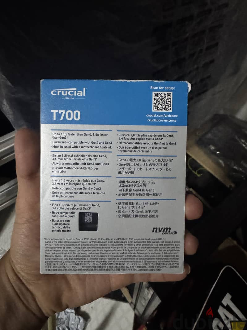 Crucial T700 4TB Gen5 NVMe M. 2 SSD - Up to 12,400 MB/s 2