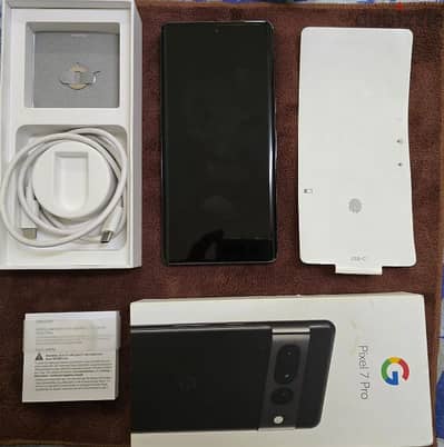 Google pixel 7 pro with box