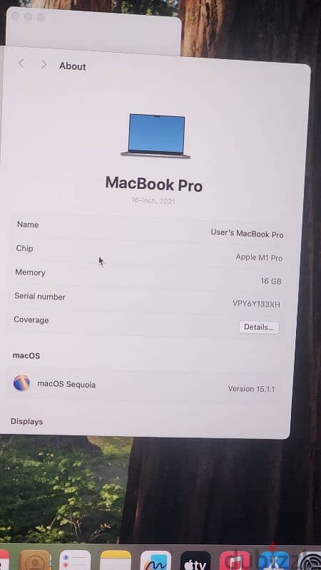 MacBook pro m1 16 inch 1 tb 16 ram 14