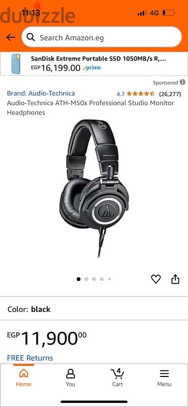 audio technica m50x headphone