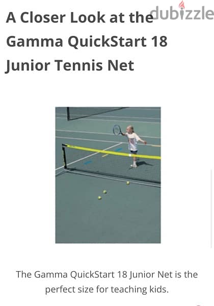 tennis junior net 1