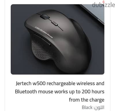 Mouse Bluetooth wireless jertech w500