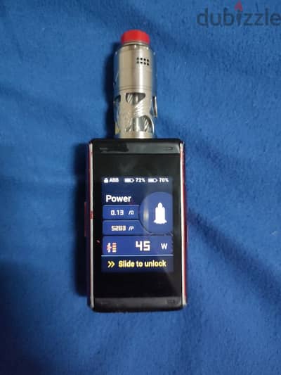 vape t200+ tank dual koil+ liquid 100m +شاحن sotto +4 battery