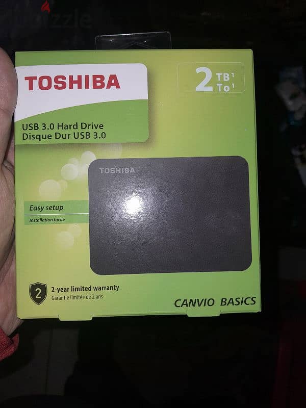 hard disc Toshiba external USB 3 2 TB 8