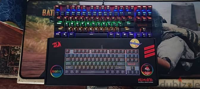 Keyboard Red Dragon Kumara K552 Rainbow RGB Red Switch