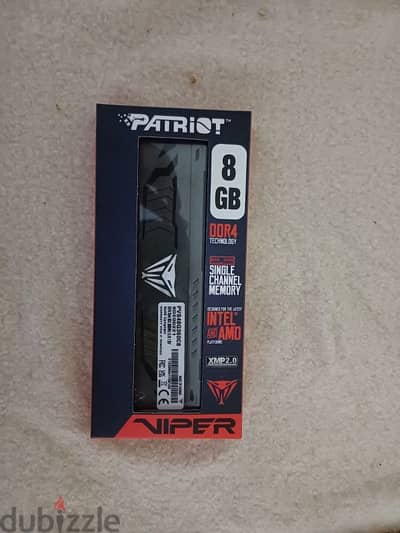 Patriot viper steel 8GB 3600Mhz