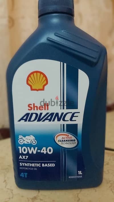 Shell Advance 10w40 motorcycle oil