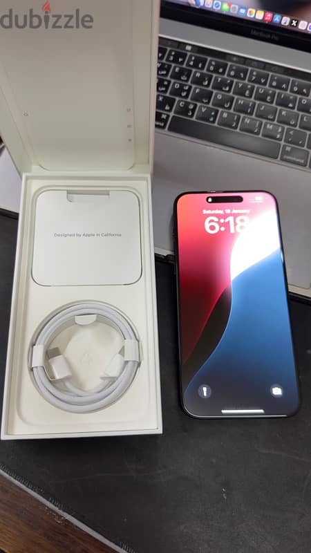 Iphone 15 pro max 256 Titanium blue 8