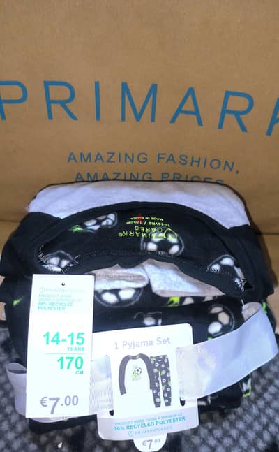 Primark pyjama set and jacket