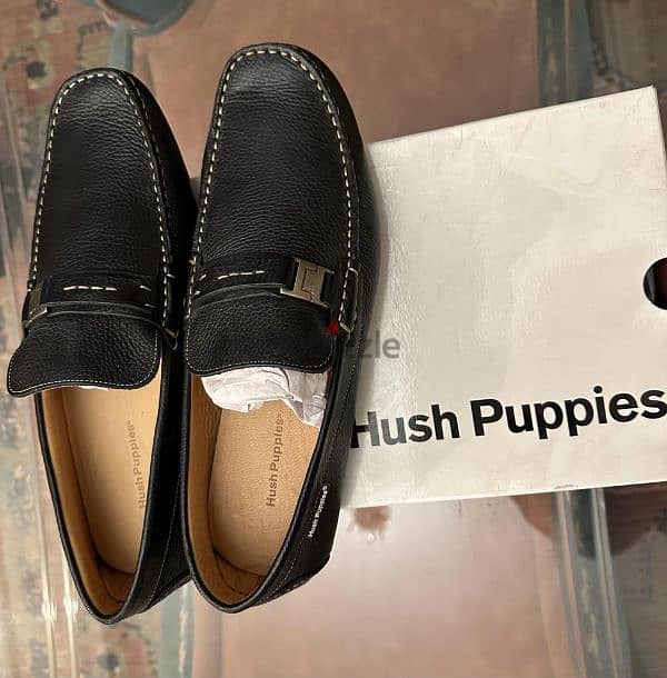 hush puppies leather loafer 1