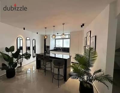 For sale, an apartment with a million down payment, fully finished, in the Sixth Settlement, next to Zed East, 10 minutes from Hyde Park, with an inst