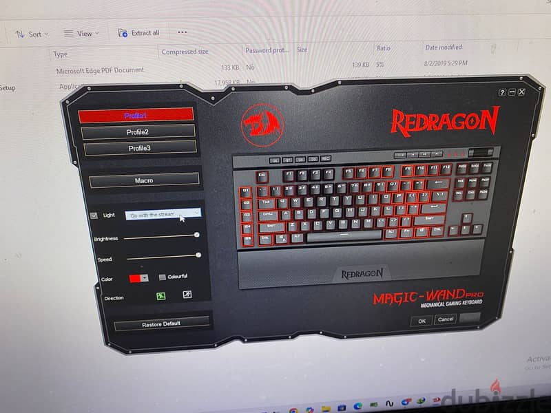 Redragon k587 gaming mechanical keyboard زيرووو حرفيا 5