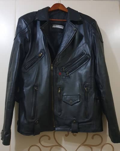 Biker leather jacket