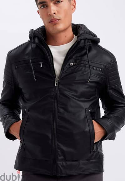 Defacto leather jacket  waterproof Large