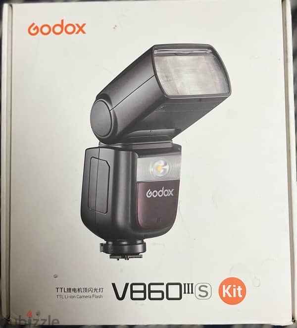 Flash Godox v860 III (S) with all accessories 0