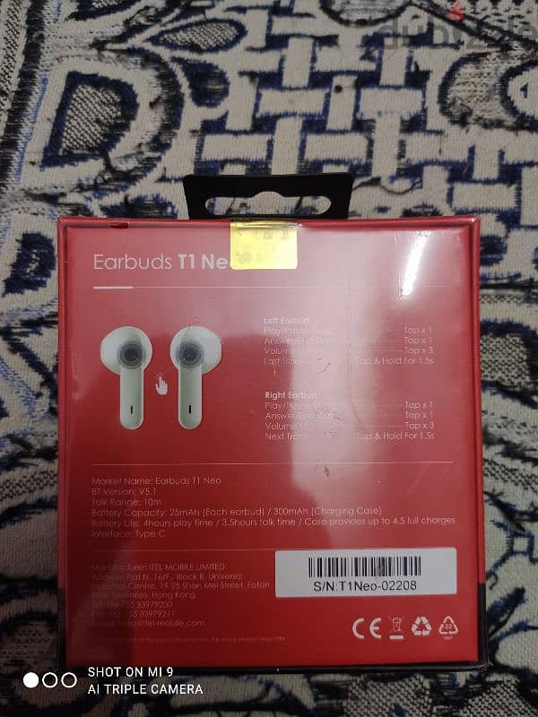 Itel Ear Buds T1 Neo 1