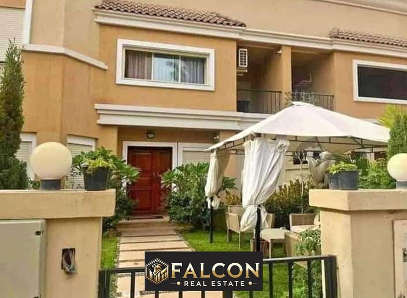 A unique villa with a distinctive lake view for sale in Butterfly Compound next to Open Air Madinaty with a 42% discount and installments over 6 years 0