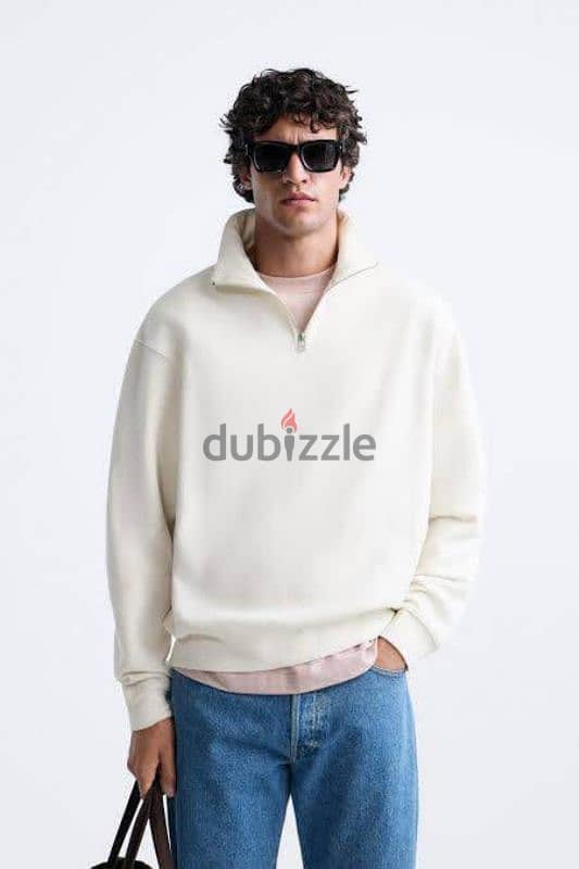 sweatshirt Quarter zipper zara authentic 100% 1