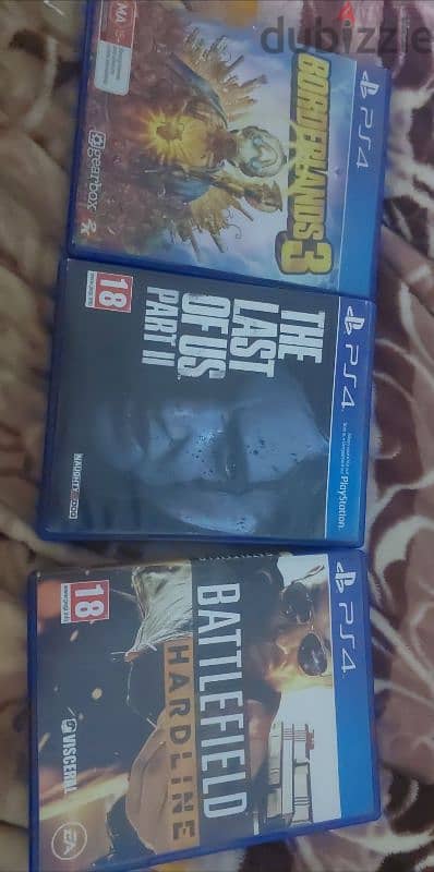 the last of us part ii + battlefield hard line + Borderlands 3