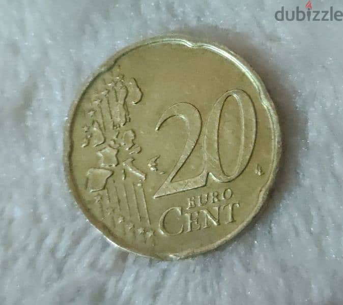 عملة 20 يورو سنت 1