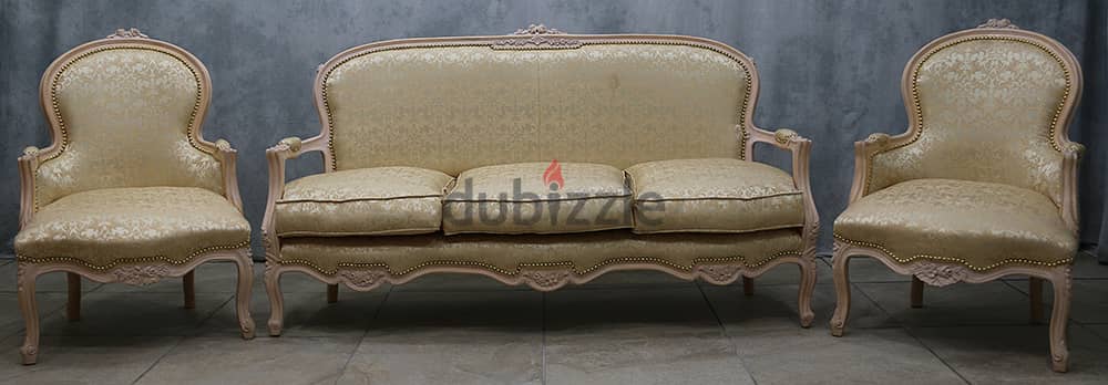 Luxurious French-Style Sofa Set 1