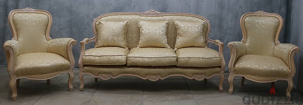 Luxurious French-Style Sofa Set 2