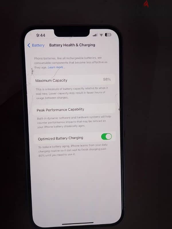 ايفون 14 بلس بطارية 98 4
