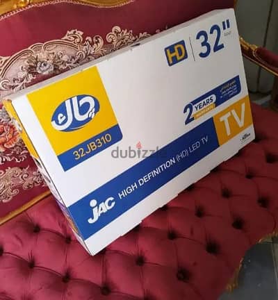 شاشه چاك 32بوصه HD led جديده كرتونه مقفوله